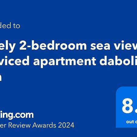 Lovely 2-Bedroom Sea View Serviced Apartment Dabolim Goa Zewnętrze zdjęcie